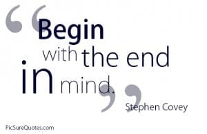 stephen covey begin with the end in mind